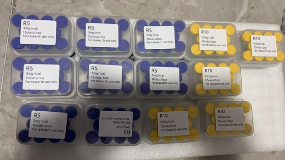 ওজন কমানোর পেপটাইড রেটাট্রুটাইড 10mg 20mg ভায়াল 99% বিশুদ্ধতা পেপটাইড