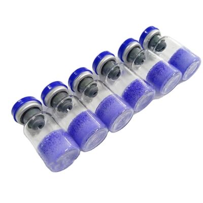 অ্যান্টি-এজিং কসমেটিক কাঁচামাল GHK-Cu Lyophilized পেপটাইড গবেষণা পাউডার