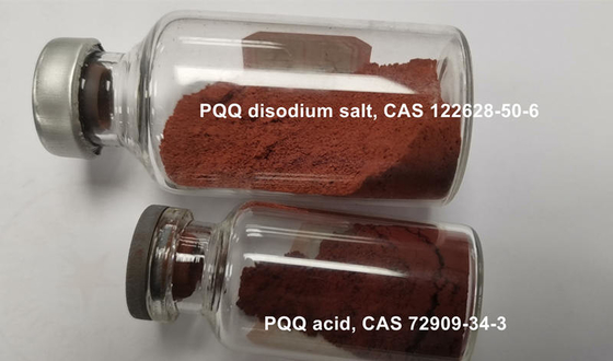 অ্যান্টি এজিং 99% PQQ পাইরোলোকুইনোলিন কুইনোন CAS 72909-34-3